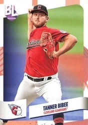2024 Topps Big League Base Set Tanner Bibee #18 card