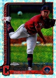 2025 Topps Chrome Logofractor Edition Base Set Tanner Bibee #236 card