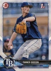 2018 Bowman Draft Base Set Tanner Dodson #BD-78 card