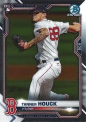 2021 Bowman Chrome Base Set Tanner Houck #13 card