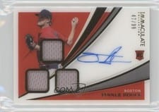 2021 Panini Immaculate Collection Rookie Triple Memorabilia Signatures Tanner Houck #RTS-TH card