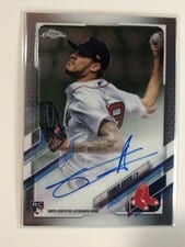 2021 Topps Chrome Rookie Autographs Tanner Houck #RA-TH card