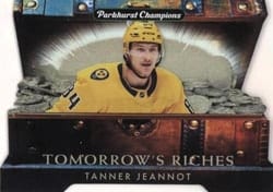 2022-23 Parkhurst Champions Tomorrow's Riches Tanner Jeannot #TR-6 card