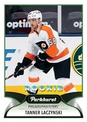 2021-22 Parkhurst Base Set Tanner Laczynski #301 card