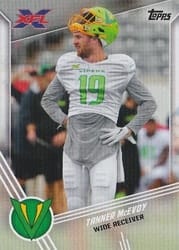 2020 Topps XFL Base Set Tanner McEvoy #134 card