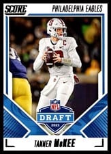 2023 Score NFL Draft Tanner McKee #4 card