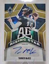 2024 Panini Phoenix Rising Star Autographs Jersey Tanner McKee #RSJA-TME card