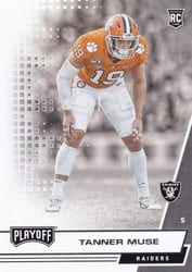 2020 Panini Playoff Base Set Tanner Muse #298 card
