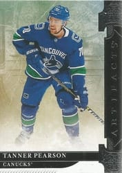 2019-20 Upper Deck Artifacts Base Set Tanner Pearson #98 card