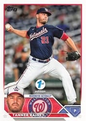 2023 Topps 1st Edition Base Set Tanner Rainey #80 card