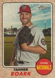 2017 Topps Heritage Base Set Tanner Roark #111 card