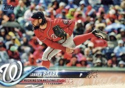 2018 Topps Base Set Tanner Roark #526 card
