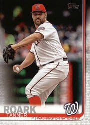 2019 Topps Base Set Tanner Roark #301 card