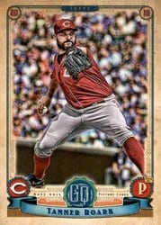 2019 Topps Gypsy Queen Base Set Tanner Roark #262 card