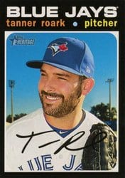 2020 Topps Heritage Base Set Tanner Roark #647 card