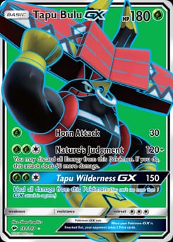 2017 Burning Shadows Tapu Bulu-GX #130 card