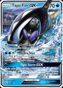 2017 Burning Shadows Tapu Fini-GX #39 card