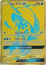 Hidden Fates Shiny Vault Tapu Fini-GX #SV92 card