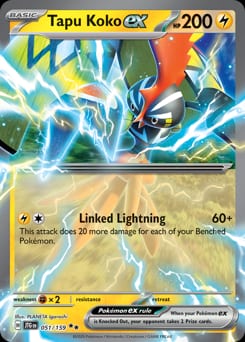Journey Together Tapu Koko ex #51 card