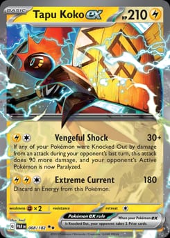 Paradox Rift Tapu Koko ex #68 card