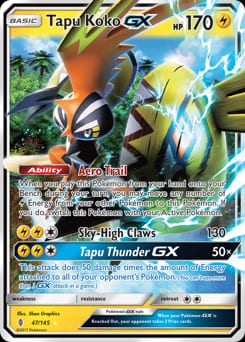 Guardians Rising Tapu Koko-GX #47 card