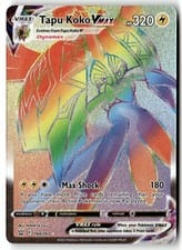 2021 Battle Styles Tapu Koko VMAX #166 card