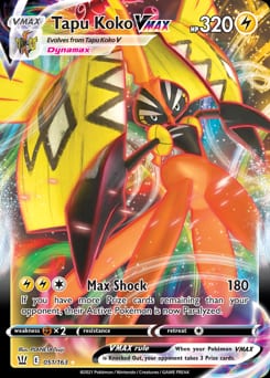 Battle Styles Tapu Koko VMAX #51 card