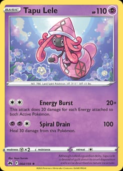 Crown Zenith Tapu Lele #64 card
