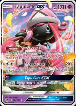 Guardians Rising Tapu Lele-GX #60a card