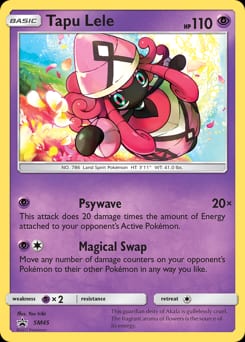 SM Black Star Promos Tapu Lele #SM45 card
