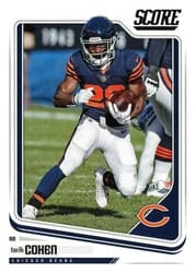 2018 Score Base Set Tarik Cohen #56 card