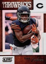 2019 Score Throwbacks Tarik Cohen #T-7 card