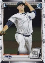 2020 Bowman Chrome Prospects Tarik Skubal #BCP-108 card
