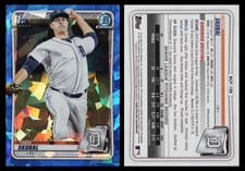 2020 Bowman Chrome Prospects Sapphire Tarik Skubal #BCP-108 card