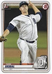 2020 Bowman Prospects Tarik Skubal #BP-108 card