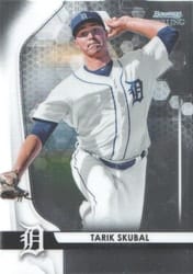 2020 Bowman Sterling Base Set Tarik Skubal #BPR-44 card