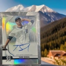 2020 Bowman Sterling Prospect Autographs Tarik Skubal Refractor #TS card