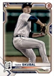 2021 Bowman Base Set Tarik Skubal #11 card