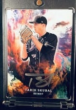 2021 Panini Chronicles Origins Signatures Silver Ink Tarik Skubal #OS-TS card