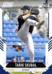 2021 Panini Chronicles Score Tarik Skubal #20 card