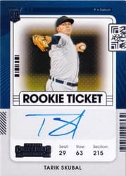 2021 Panini Contenders Base Set Tarik Skubal #118 card
