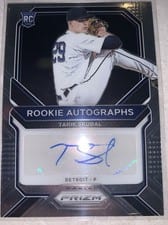 2021 Panini Prizm Rookie Autographs Tarik Skubal #RA-TS card