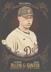 2021 Topps Allen & Ginter X Base Set Tarik Skubal #245 card
