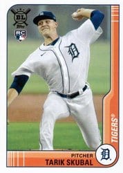 2021 Topps Big League Base Set Tarik Skubal #151 card