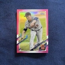 2021 Topps Chrome Tarik Skubal #103 card