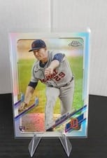 2021 Topps Chrome Tarik Skubal Refractor #103 card