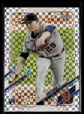 2021 Topps Chrome Tarik Skubal Xfractor #103 card