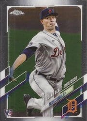 2021 Topps Chrome Update Base Set Tarik Skubal #USC82 card