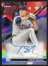 2021 Topps Finest Autographs Tarik Skubal #FA-TSK card