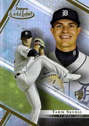 2021 Topps Gold Label Base Set Tarik Skubal #79 card